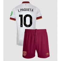 West Ham United Lucas Paqueta #10 Replika babykläder Tredjeställ Barn 2024-25 Kortärmad (+ korta byxor)